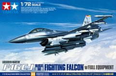 Tamiya maketa-miniatura Lockheed Martin F-16CJ [BLOK 50] Fighting Falcon s POLNO OPREMO • maketa-miniatura 1:72 novodobna letala • Level 3