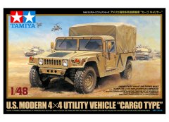 Tamiya maketa-miniatura Ameriško moderno tovorno vozilo 4x4 Humvee • maketa-miniatura 1:48 vojaška vozila • Level 3