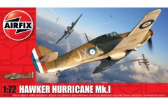 Airfix maketa-miniatura Hawker Hurricane Mk.I • maketa-miniatura 1:72 starodobna letala • Level 3