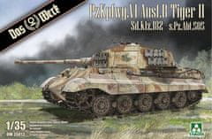 DAS-WERK maketa-miniatura PzKpfwg. VI Ausf.B Tiger II • maketa-miniatura 1:35 tanki in oklepniki • Level 4