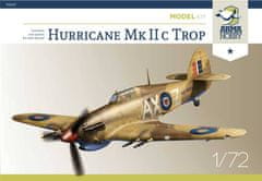 ARMA Hobby maketa-miniatura Hurricane Mk.IIc Trop Junior • maketa-miniatura 1:72 starodobna letala • Level 3