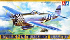 Tamiya maketa-miniatura Republic P-47D Thunderbolt "Bubbletop" • maketa-miniatura 1:48 starodobna letala • Level 4