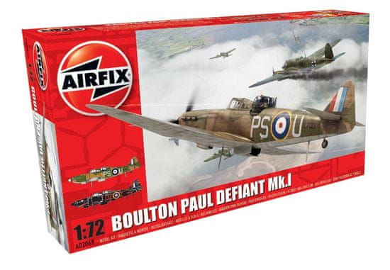 Airfix maketa-miniatura Boulton Paul Defiant Mk.I • maketa-miniatura 1:72 starodobna letala • Level 3