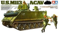 Tamiya maketa-miniatura Ameriški M113 ACAV • maketa-miniatura 1:35 tanki in oklepniki • Level 3