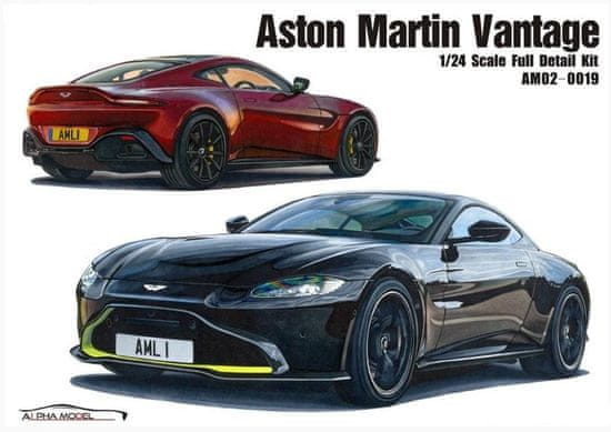 Alpha-Model maketa-miniatura Aston Martin Vantage • maketa-miniatura 1:24 novodobni avtomobili • Level 5