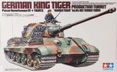 Tamiya maketa-miniatura Proizvodna kupola nemškega King Tiger (Panzerkampfwagen VI Tiger II Königstiger Sd.Kfz. 182 Serien Turm) • maketa-miniatura 1:35 tanki in oklepniki • Level 3