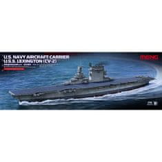 Meng maketa-miniatura U.S.S. Lexington (CV-2) U.S. Letalonosilka • maketa-miniatura 1:700 bojne ladje • Level 4