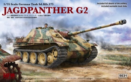 RFM maketa-miniatura Sd.Kfz.173 Jagdpanther G2 • maketa-miniatura 1:35 tanki in oklepniki • Level 4