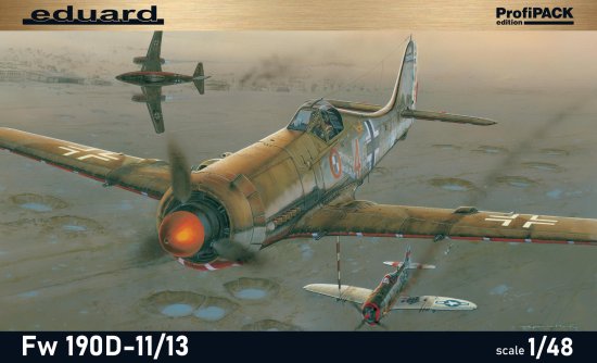 EDUARD maketa-miniatura Focke-Wulf Fw 190 D-11- D-13 • maketa-miniatura 1:48 starodobna letala • Level 4