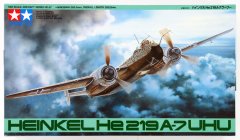 Tamiya maketa-miniatura Heinkel He 219 A-7 "Uhu" • maketa-miniatura 1:48 starodobna letala • Level 4