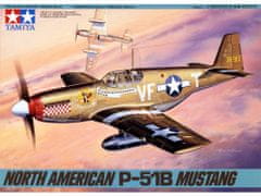 Tamiya maketa-miniatura North American P-51B Mustang • maketa-miniatura 1:48 starodobna letala • Level 4