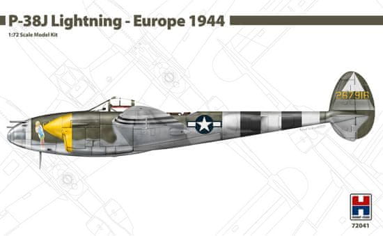 Hobby2000 maketa-miniatura P-38J Lightning - Europe 1944 • maketa-miniatura 1:72 starodobna letala • Level 4