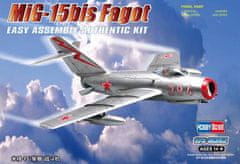 Hobbyboss maketa-miniatura MiG-15 bis Fagot • maketa-miniatura 1:72 novodobna letala • Level 2