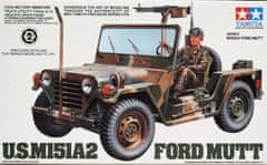 Tamiya maketa-miniatura Ameriški M151A2 Ford Mutt • maketa-miniatura 1:35 vojaška vozila • Level 3