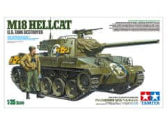 Tamiya maketa-miniatura M18 Hellcat - Ameriški uničevalec tankov • maketa-miniatura 1:35 tanki in oklepniki • Level 4