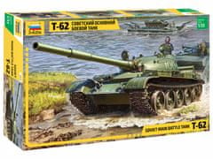 Zvezda maketa-miniatura Sovjetski glavni bojni tank T-62 • maketa-miniatura 1:35 tanki in oklepniki • Level 3