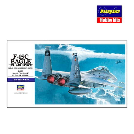 Hasegawa maketa-miniatura Eagle U.S.A.F. • maketa-miniatura 1:72 novodobna letala • Level 3