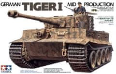 Tamiya maketa-miniatura Nemški Tiger I - Srednja proizvodnja • maketa-miniatura 1:35 tanki in oklepniki • Level 4