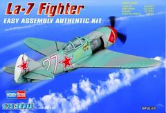 Hobbyboss maketa-miniatura La-7 Fighter • maketa-miniatura 1:72 starodobna letala • Level 2