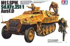 Tamiya maketa-miniatura Mtl. SPW Sd.Kfz.251-1 Ausf.D • maketa-miniatura 1:35 tanki in oklepniki • Level 4