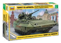 Zvezda maketa-miniatura Rusko težko bojno vozilo pehote TBMP T-15 s 57 mm topom • maketa-miniatura 1:35 tanki in oklepniki • Level 4