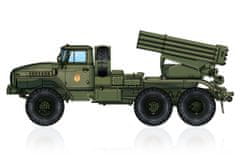 Hobbyboss maketa-miniatura Russian BM-21 Grad Multiple Rocket Launcher • maketa-miniatura 1:72 tovornjaki • Level 3