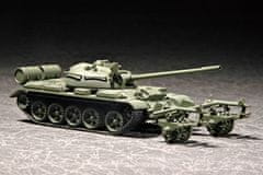 Trumpeter maketa-miniatura T-55 with KMT-5 Mine Roller • maketa-miniatura 1:72 tanki in oklepniki • Level 3