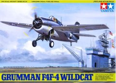 Tamiya maketa-miniatura Grumman F4F-4 Wildcat • maketa-miniatura 1:48 starodobna letala • Level 3