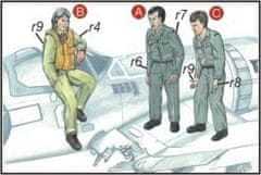 Special Hobby maketa-miniatura US Navy Mechanics (2 fig.) And Pilot WW II • maketa-miniatura 1:72 figure • Level 4