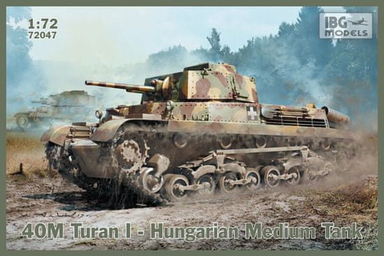 IBG-Models maketa-miniatura 40M Turan I Hungarian Medium Tank • maketa-miniatura 1:72 tanki in oklepniki • Level 3