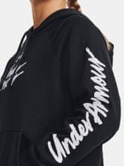 Under Armour Pulover UA Rival Fleece Graphic Hdy-BLK M