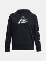 Under Armour Pulover UA Rival Fleece Graphic Hdy-BLK M