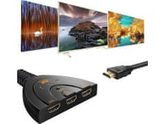 Verkgroup Adapter HDMI splitter razdelilec 3 kanali 4K 50cm