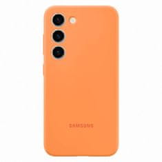 Samsung Silikonski ovitek Samsung Galaxy S23 Silikonski ovitek oranžne barve