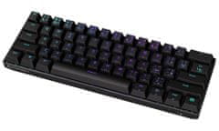 Endorfy gaming tipkovnica Thock Compact RD RGB /USB/ rdeča sw. / brezžična / mehanska / CZ/SK postavitev / mini / črna RGB