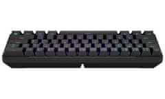 Endorfy gaming tipkovnica Thock Compact RD RGB /USB/ rdeča sw. / brezžična / mehanska / CZ/SK postavitev / mini / črna RGB