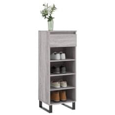 Vidaxl Omarica za čevlje siva sonoma 40x36x105 cm inženirski les