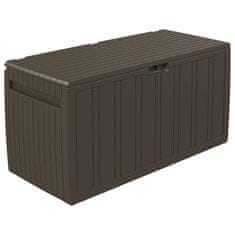 Vidaxl Škatla za blazine rjava 117x45,5x57,5 cm 270 L