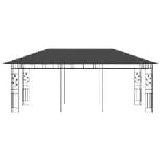 Vidaxl Paviljon z mrežo proti komarjem 6x3x2,73 m antraciten