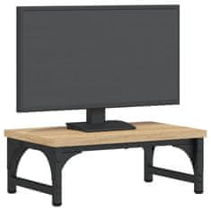 Vidaxl Stojalo za monitor sonoma hrast 37x23x14 cm inženirski les