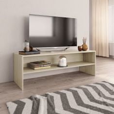 Vidaxl TV omarica sonoma hrast 120x40x40 cm iverna plošča