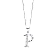 Preciosa Srebrna ogrlica črka "P" 5380 00P (verižica, obesek)