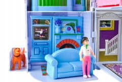 Kruzzel Plastična zložljiva igralna hišica za lutke 29cm