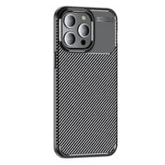 Nexeri APPLE IPHONE 15 PRO MAX Oklepno ohišje odporno na udarce Nexeri Carbon Fiber črno