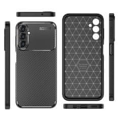 Nexeri SAMSUNG GALAXY A14 5G Oklepni etui Odporen na udarce Nexeri Carbon Fiber black