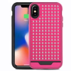 ZIZO Zizo Star Diamond Hybrid Cover - ohišje za iPhone X (roza/črna)