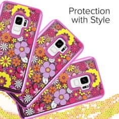 ZIZO Zizo Liquid Glitter Star Case - Ohišje za Samsung Galaxy S9 (Multiflowers)