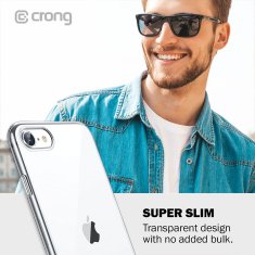 Crong Crong Crystal Slim Cover - ohišje za iPhone SE (2022/2020) / 8 / 7 (prozorno)