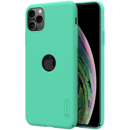 Nillkin Nillkin Super Frosted Shield - Ohišje za Apple iPhone 11 Pro Max z izrezom za logotip (zelena mete)