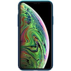 Nillkin Nillkin Super matiran ščit - Ohišje za Apple iPhone 11 Pro Max z izrezom za logotip (pavje modro)